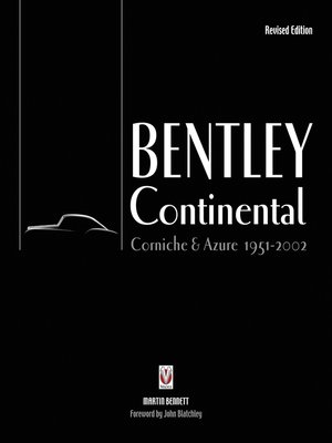 cover image of Bentley Continental, Corniche & Azure 1951-2002